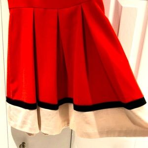 Liz Claiborne Petite fit and flare pleated dress